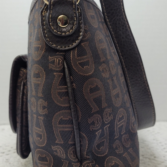 ETIENNE AIGNER BROWN PURSE EUC - Picture 5 of 13